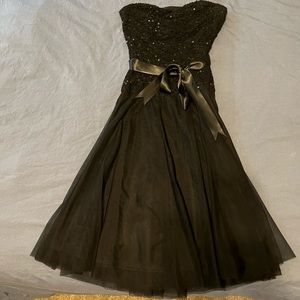 Cache Dress black sequin m
